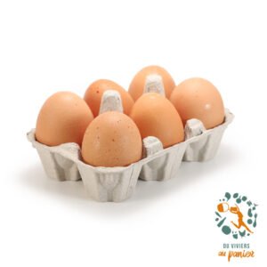 Oeufs de poules plein air 6pc